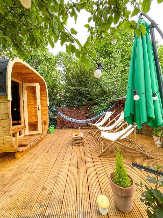 Souterrainwohnung Mit Grossem Garten Und Sauna Kassel Exterior foto